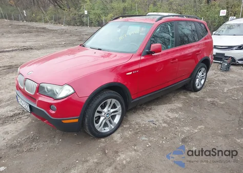 2007 BMW X3 3.0Si z USA, uszkodzony, nr VIN WBXPC93437WF29142